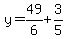 y=49%2F6%2B3%2F5