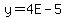 y=4E-5