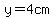 y=4cm