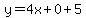 y=4x%2B0%2B5