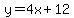 y=4x%2B12