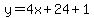 y=4x%2B24%2B1