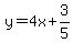 y=4x%2B3%2F5