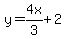 y=4x%2F3%2B2