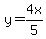 y=4x%2F5