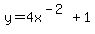 y=4x%5E%28-2%29%2B1