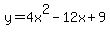 y=4x%5E2-12x%2B9