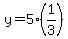 y=5%281%2F3%29