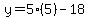 y=5%285%29-18