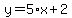 y=5%2Ax+%2B+2
