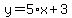 y=5%2Ax+%2B+3