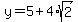 y=5%2B4%2Asqrt%282%29