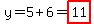 y=5%2B6=highlight%2811%29