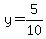 y=5%2F10