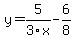 y=5%2F3x-6%2F8