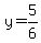 y=5%2F6