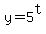 y=5%5Et