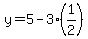 y=5-3%281%2F2%29