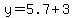 y=5.7%2B3