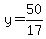 y=50%2F17