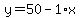 y=50-1%2Ax