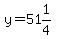 y=51%261%2F4