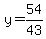 y=54%2F43