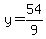 y=54%2F9