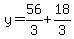 y=56%2F3%2B18%2F3