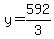 y=592%2F3