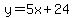 y=5x%2B24
