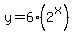 y=6%282%5Ex%29