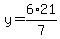 y=6%2A21%2F7