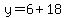 y=6%2B18