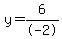 y=6%2F-2