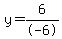 y=6%2F-6