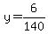 y=6%2F140