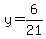 y=6%2F21