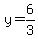 y=6%2F3