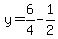 y=6%2F4-1%2F2