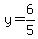 y=6%2F5