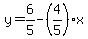 y=6%2F5-%284%2F5%29%2Ax
