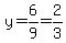 y=6%2F9=2%2F3