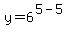 y=6%5E%285-5%29