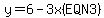 y=6-3x%28EQN3%29