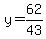 y=62%2F43