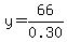y=66%2F0.30
