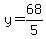y=68%2F5