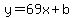y=69x%2Bb
