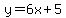 y=6x%2B5